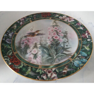 Lena Liu's Hummingbird Treasury Plate #4 The Rufous Hummingbird(1992)